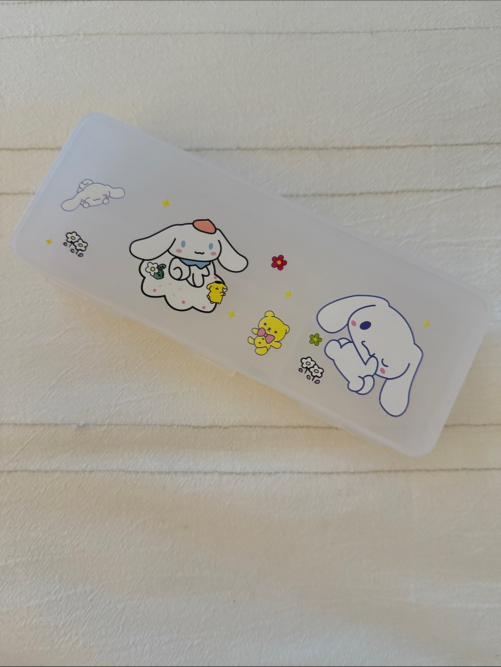Cinnamoroll Doubled Side Plastic Pencil Case